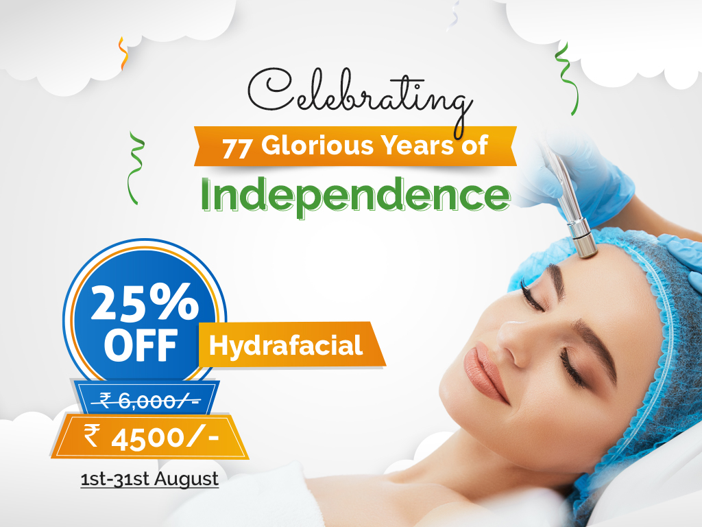 Celebrate Independence Day with Radiant Skin - Exclusive HydraFacial Offers Await!